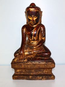 Wood Carved Buddha