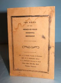 "The Voice of the Prince-of-Peace Goodwill Movement" Booklet