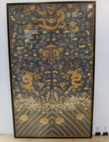 Framed Silk Panel
