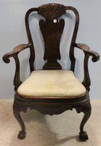 Chippendale Style Arm Chair