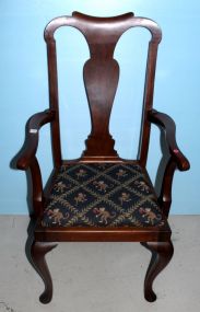 Reproduction Queen Ann Arm Chair