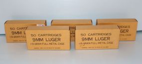 9mm Luger Parabellum Bullets