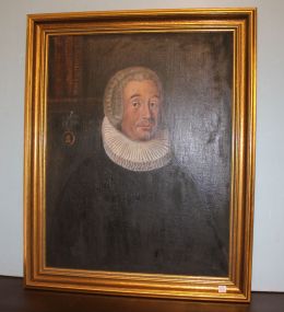 Large Oil on Canvas of Otto Piderick Lukten