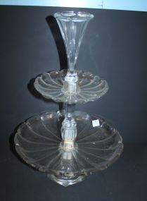 Large Glass Epergne