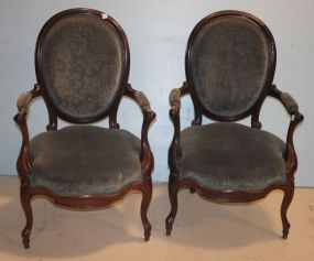 Pair of Victorian Arm Chairs