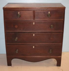 Mid 1800s Mahogany Chest