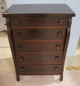Five Drawer Empire Hiboy Chest