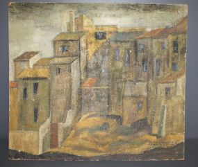 Landscape Village Scene by Avellaneda