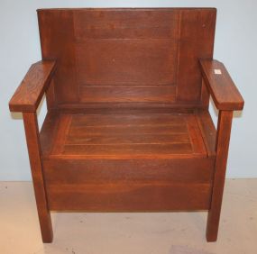 Oak Hall Seat