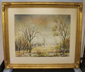 Farmhouse Watercolor