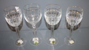 Four Waterford Glasses