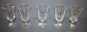Five Waterford Glasses