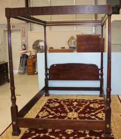 Henredon Mahogany Poster Bed