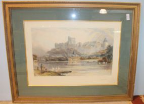 Etching Print of Windsor Castle