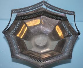 Sterling Octagon Shaped Basket by Gorham