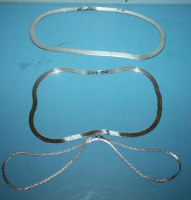 Three .925 Italian Necklaces