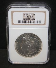 1882 "O" Morgan Silver Dollar