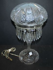 Cut Glass Table Lamp