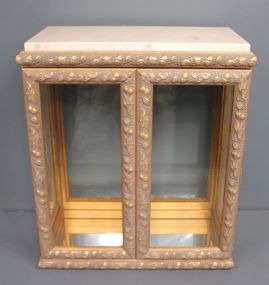 Small Gilt Display Cabinet