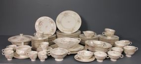 Set of Theodore Haviland Limoge - "Apple Blossom" pattern China