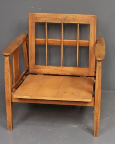 20th Century Oak Morris Chair (Reclines)
