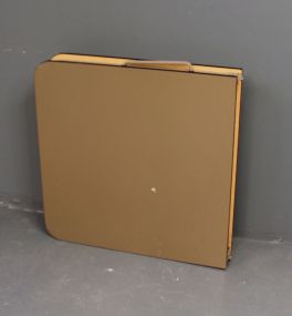 Vintage Metal Folding Table and Four Chairs