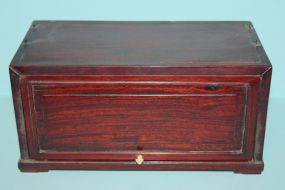 Mahogany Letter Box with Ivory Dragon