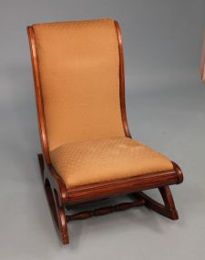 Mahogany Slipper Rocker