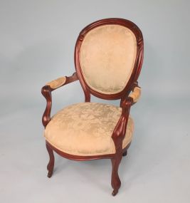 Walnut Victorian Arm Chair
