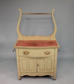 Green Painted Wash Stand