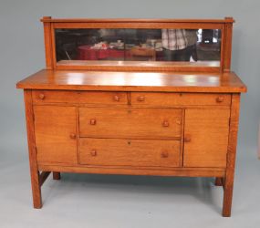 Quarter Sewn Oak Sideboard