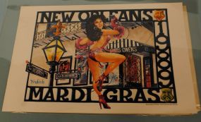 New Orleans 1989 Mardi Gras Poster