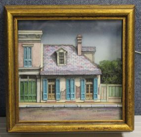 New Orleans Houses in Shadow Box, Jim Blanchard
