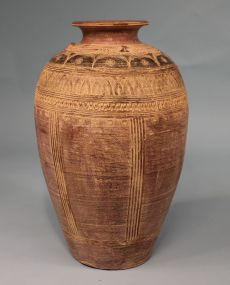 Large Bulbous Shape Grecian Urn