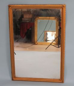 "Hart" Mirror in Rope Design Gold Tone Frame