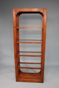 Contemporary Four Glass Shelf Display