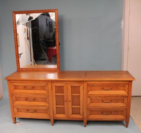1960's Danish Style Dresser With Mirror