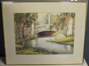 "City Park" Watercolor by Emma Palencia