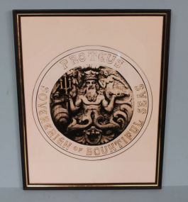 Framed Rubbing of Proteous