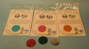 Three Official Doubloons of Louisiana