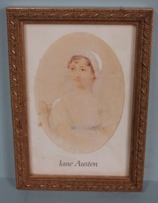 Small Color Print of Jane Austen