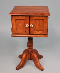 Contemporary Oak Side Table