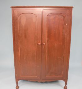 1940's Brown Chifferobe (painted)