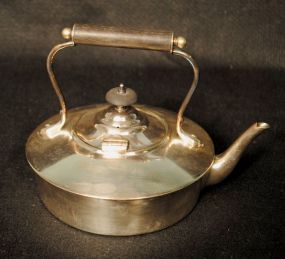 Silverplate Tea Pot with Ebony Handle