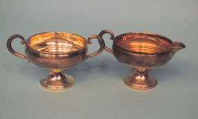 Sterling Creamer and Sugar Revere Silverware