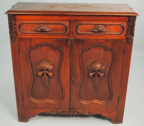 c1870 Renaissance Victorian Walnut Jelly Cupboard