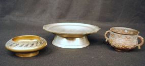 Two Pieces of Brass and One Piece Copper