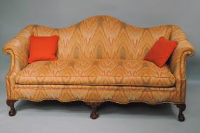 Chippendale Camel Back Ball & Claw Sofa