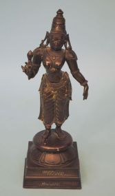 19th Century Indian Bronze Figure of "Tara" Hindu Deity