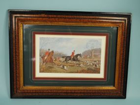 Fox Hunting Print "Gone Away"